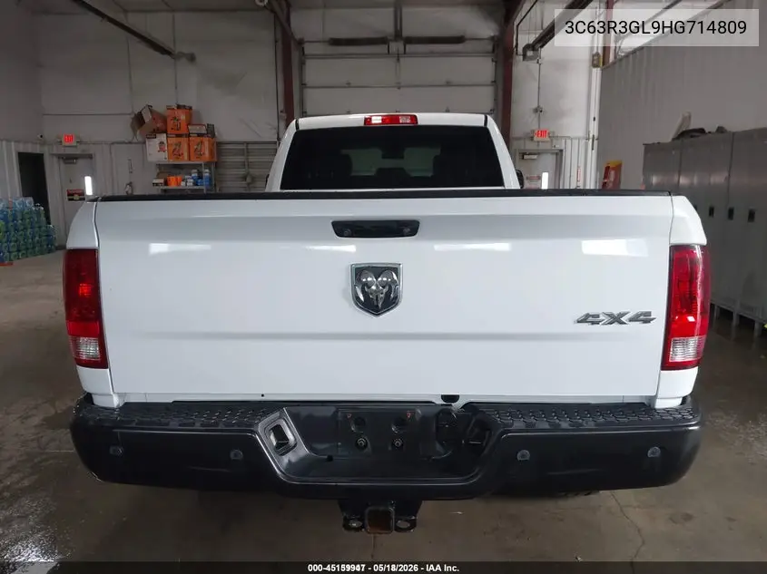 2017 Ram 3500 Tradesman 4X4 8' Box VIN: 3C63R3GL9HG714809 Lot: 45159947