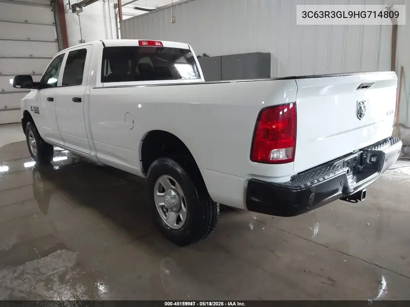 2017 Ram 3500 Tradesman 4X4 8' Box VIN: 3C63R3GL9HG714809 Lot: 45159947