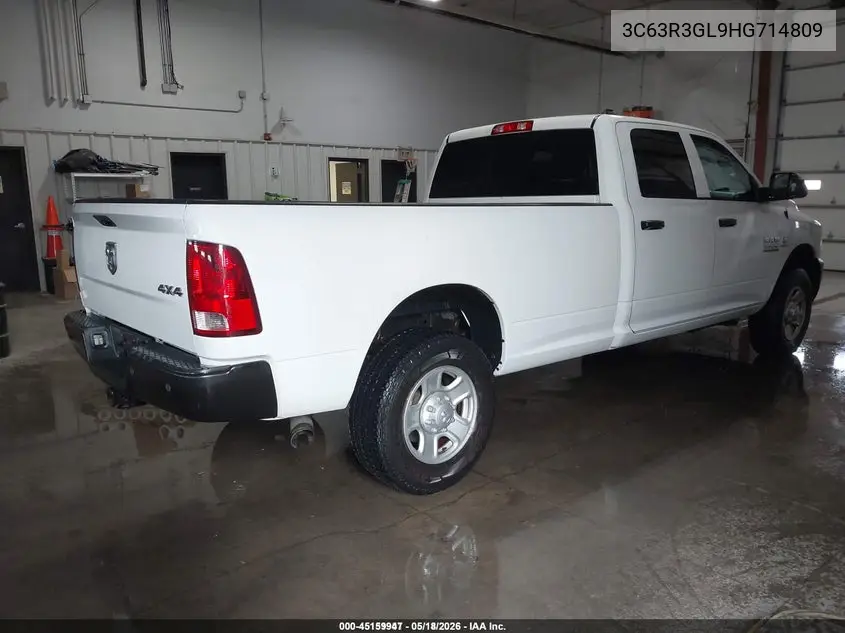 2017 Ram 3500 Tradesman 4X4 8' Box VIN: 3C63R3GL9HG714809 Lot: 45159947