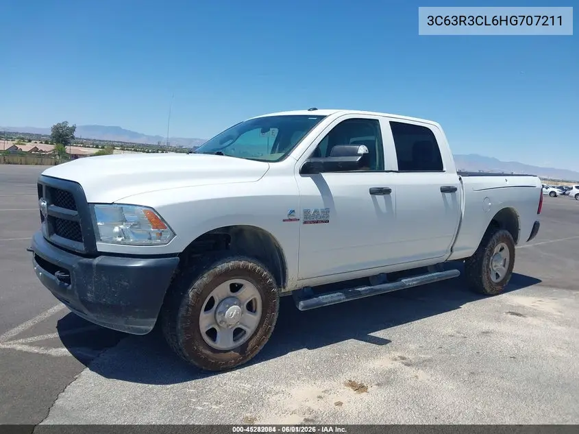 2017 Ram 3500 Tradesman 4X4 6'4 Box VIN: 3C63R3CL6HG707211 Lot: 45282084