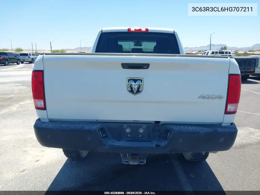 2017 Ram 3500 Tradesman 4X4 6'4 Box VIN: 3C63R3CL6HG707211 Lot: 45282084