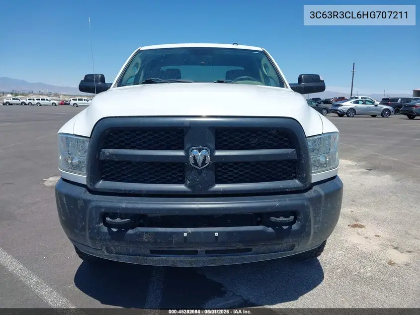 2017 Ram 3500 Tradesman 4X4 6'4 Box VIN: 3C63R3CL6HG707211 Lot: 45282084