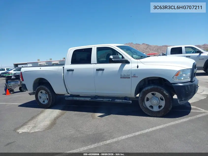 2017 Ram 3500 Tradesman 4X4 6'4 Box VIN: 3C63R3CL6HG707211 Lot: 45282084