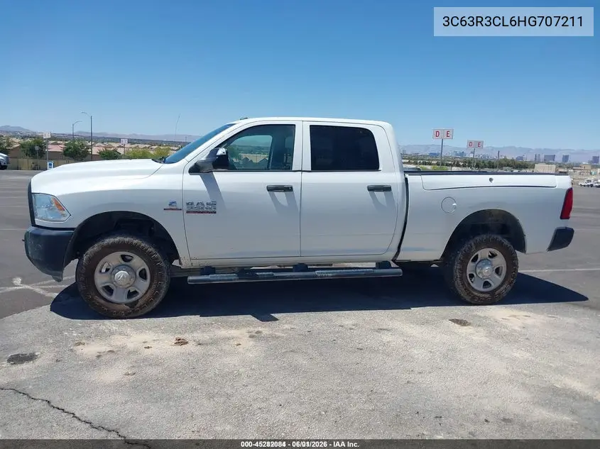 2017 Ram 3500 Tradesman 4X4 6'4 Box VIN: 3C63R3CL6HG707211 Lot: 45282084
