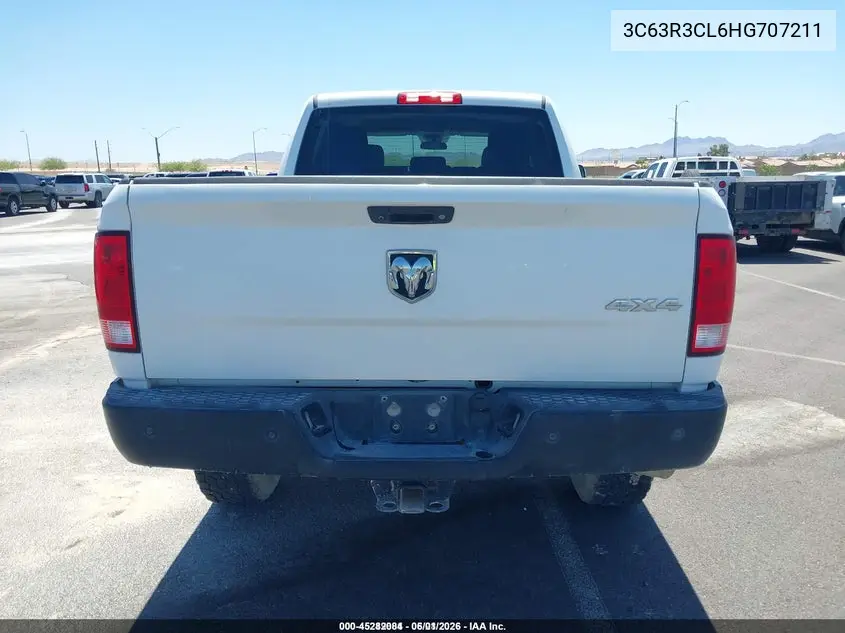 2017 Ram 3500 Tradesman 4X4 6'4 Box VIN: 3C63R3CL6HG707211 Lot: 45282084