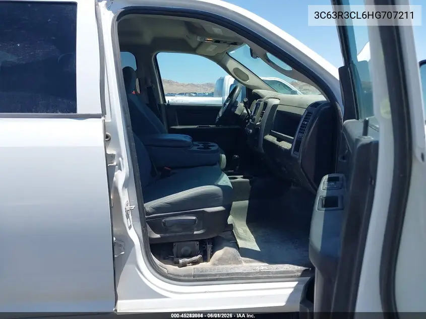 2017 Ram 3500 Tradesman 4X4 6'4 Box VIN: 3C63R3CL6HG707211 Lot: 45282084