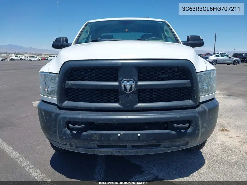 2017 Ram 3500 Tradesman 4X4 6'4 Box VIN: 3C63R3CL6HG707211 Lot: 45282084