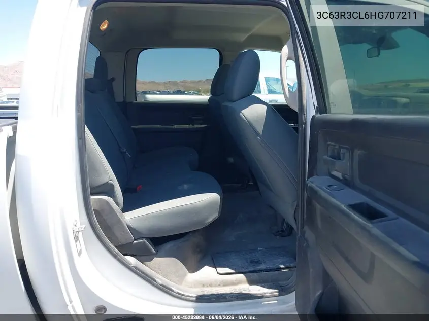 2017 Ram 3500 Tradesman 4X4 6'4 Box VIN: 3C63R3CL6HG707211 Lot: 45282084