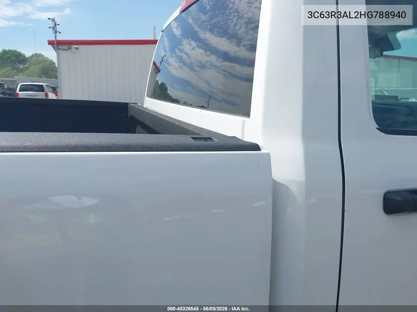 2017 Ram 3500 Tradesman 4X4 8' Box VIN: 3C63R3AL2HG788940 Lot: 45326545