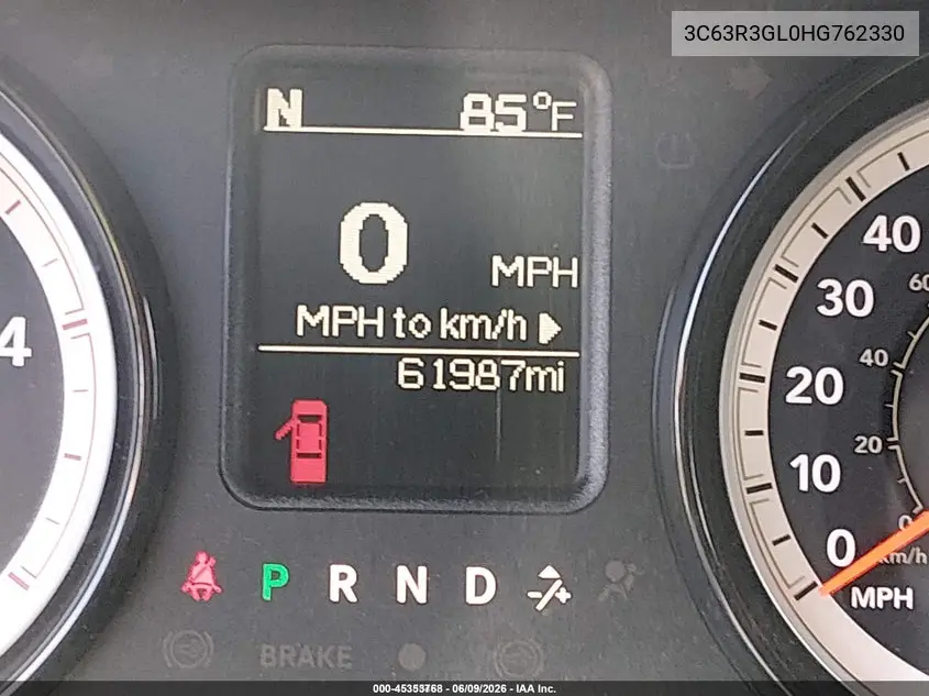2017 Ram 3500 Tradesman 4X4 8' Box VIN: 3C63R3GL0HG762330 Lot: 45353768