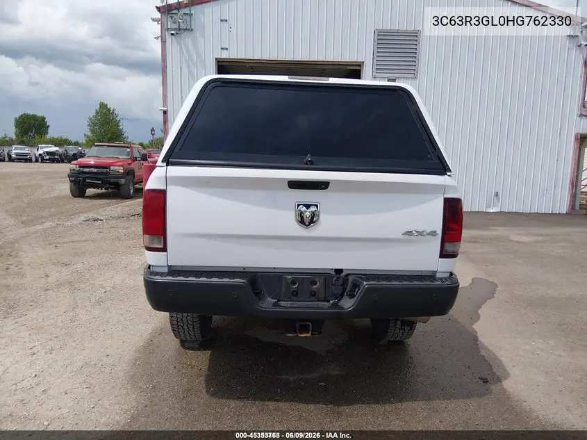 2017 Ram 3500 Tradesman 4X4 8' Box VIN: 3C63R3GL0HG762330 Lot: 45353768