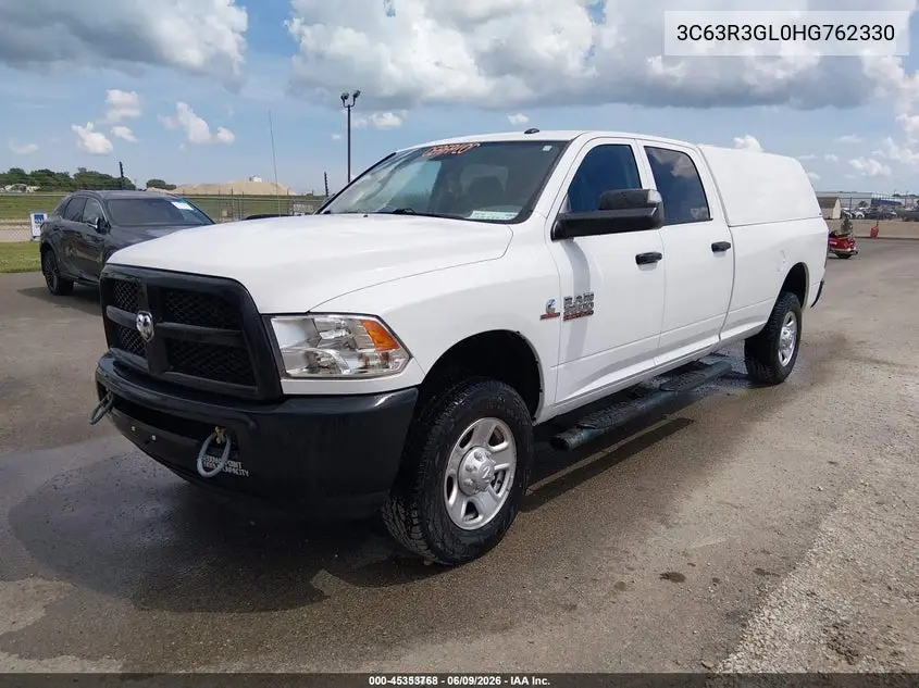 2017 Ram 3500 Tradesman 4X4 8' Box VIN: 3C63R3GL0HG762330 Lot: 45353768