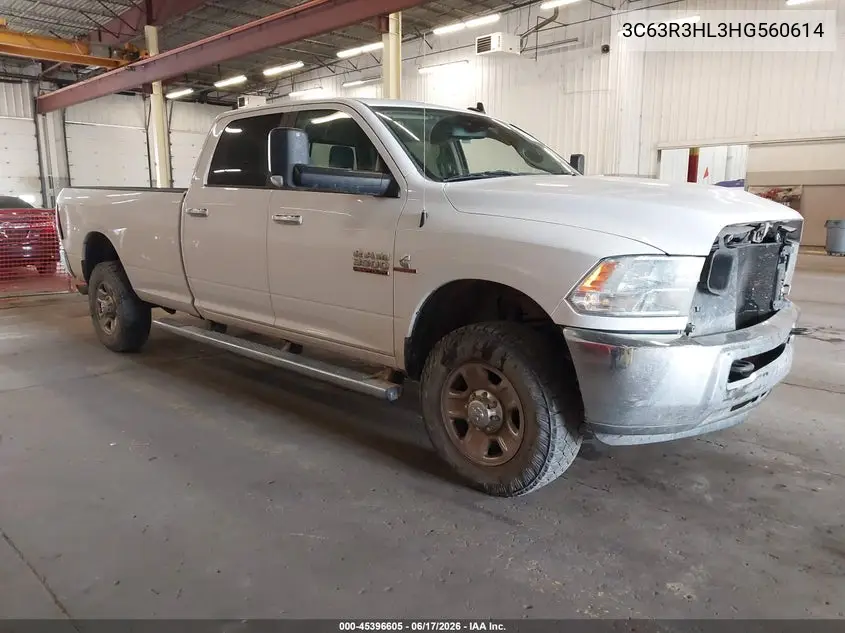 2017 Ram 3500 Slt 4X4 8' Box VIN: 3C63R3HL3HG560614 Lot: 45396605