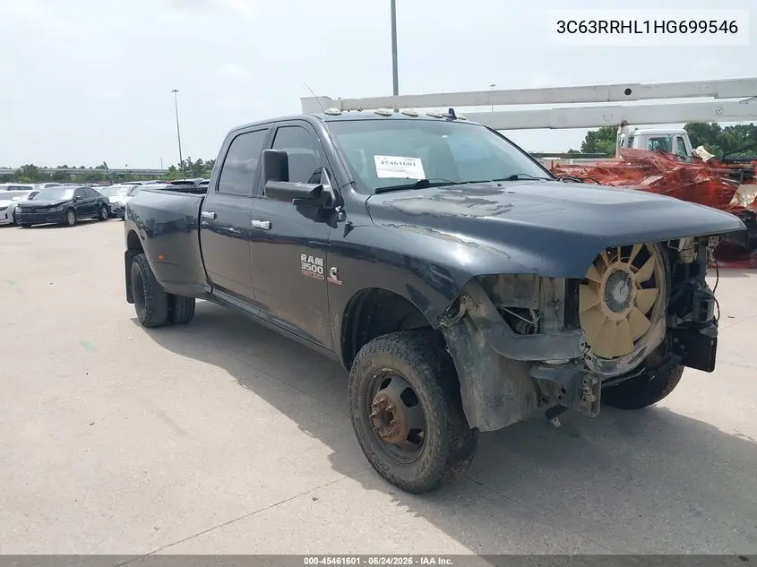 2017 Ram 3500 Slt 4X4 8' Box VIN: 3C63RRHL1HG699546 Lot: 45461601