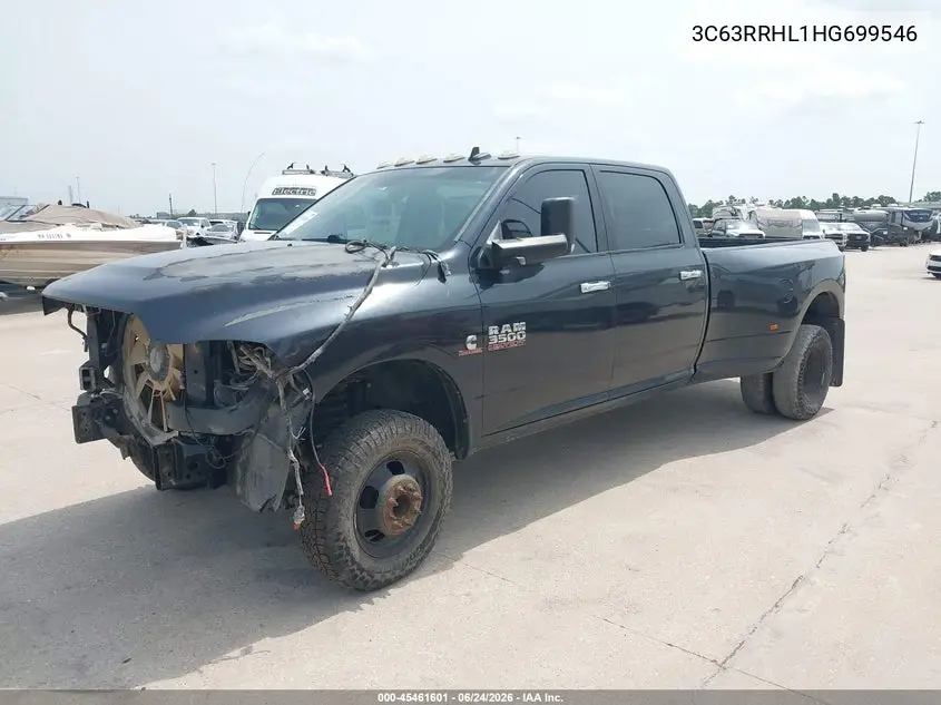 2017 Ram 3500 Slt 4X4 8' Box VIN: 3C63RRHL1HG699546 Lot: 45461601