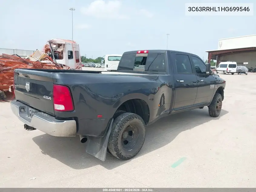 2017 Ram 3500 Slt 4X4 8' Box VIN: 3C63RRHL1HG699546 Lot: 45461601
