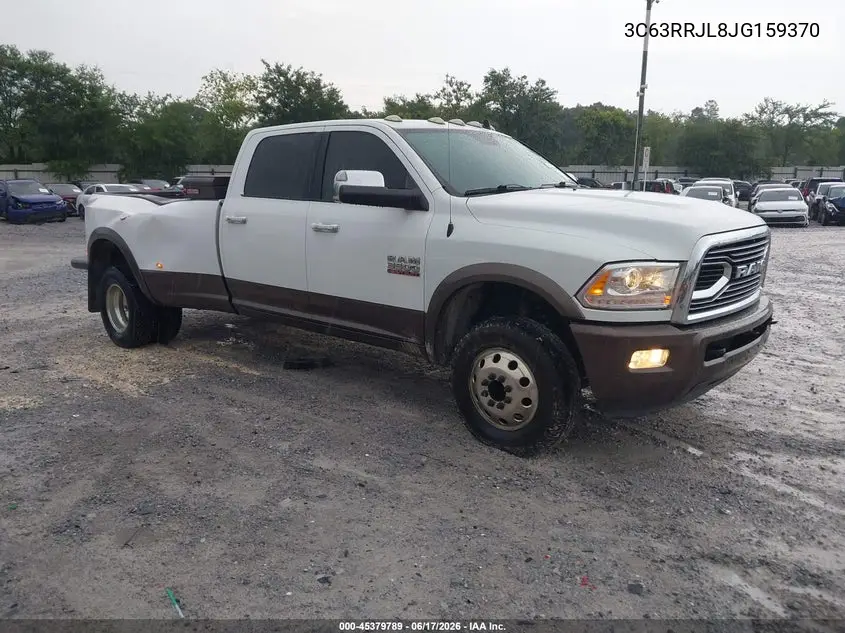 2018 Ram 3500 Laramie 4X4 8' Box VIN: 3C63RRJL8JG159370 Lot: 45379789