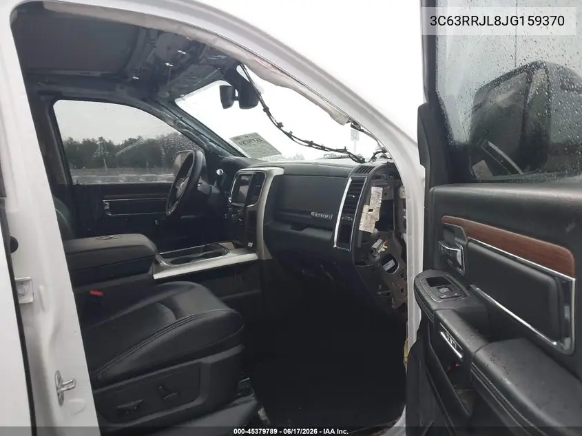 2018 Ram 3500 Laramie 4X4 8' Box VIN: 3C63RRJL8JG159370 Lot: 45379789