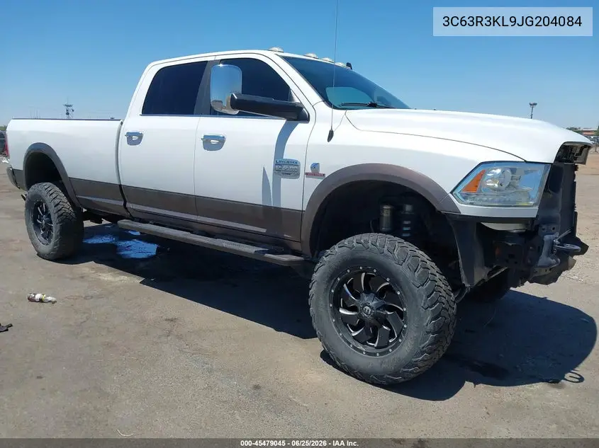 2018 Ram 3500 Laramie Longhorn 4X4 8' Box VIN: 3C63R3KL9JG204084 Lot: 45479045