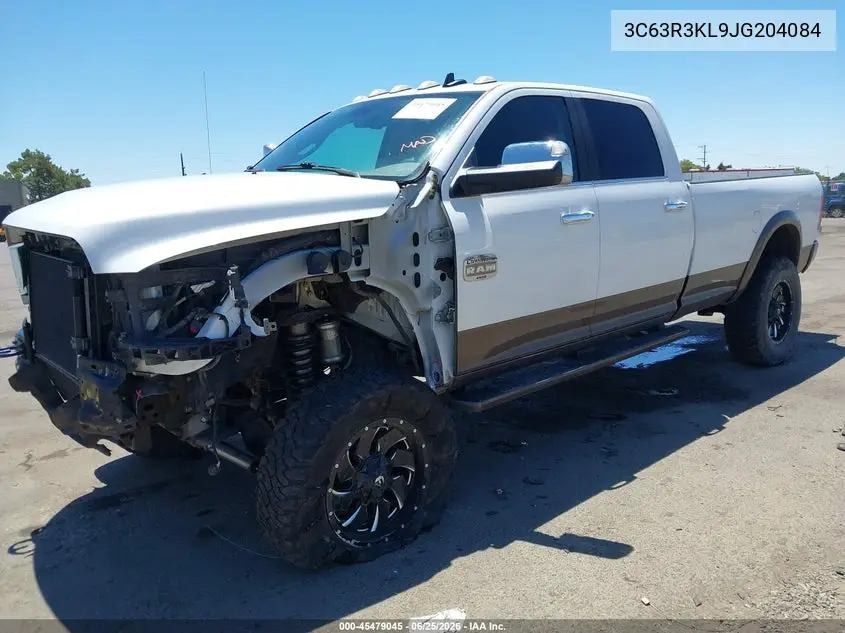 2018 Ram 3500 Laramie Longhorn 4X4 8' Box VIN: 3C63R3KL9JG204084 Lot: 45479045