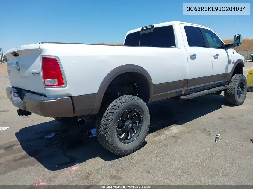 2018 Ram 3500 Laramie Longhorn 4X4 8' Box VIN: 3C63R3KL9JG204084 Lot: 45479045