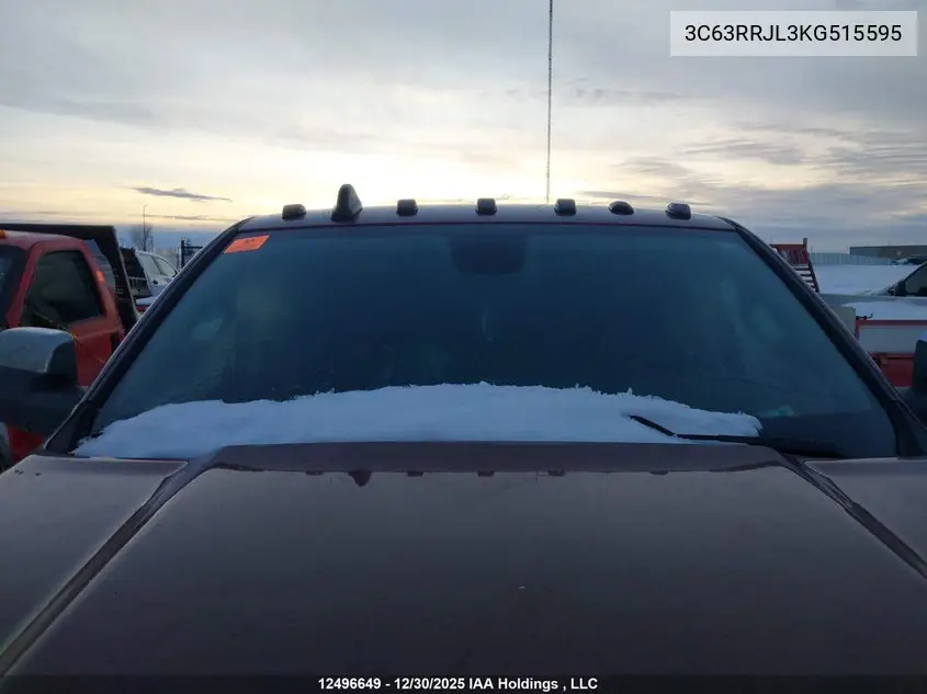 2019 Ram 3500 Laramie VIN: 3C63RRJL3KG515595 Lot: 12496649