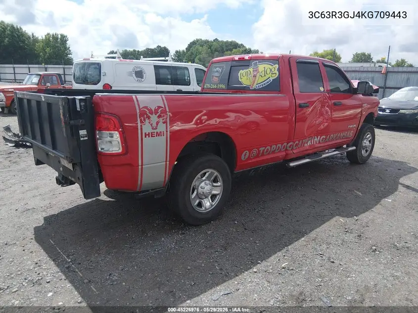 2019 Ram 3500 Tradesman 4X4 8' Box VIN: 3C63R3GJ4KG709443 Lot: 45226976