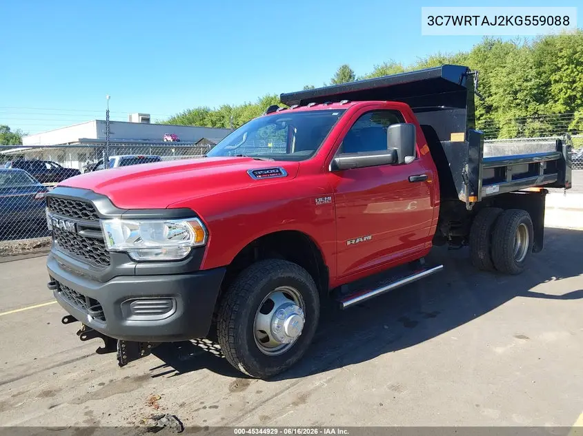 2019 Ram 3500 Chassis Tradesman/Slt VIN: 3C7WRTAJ2KG559088 Lot: 45344929