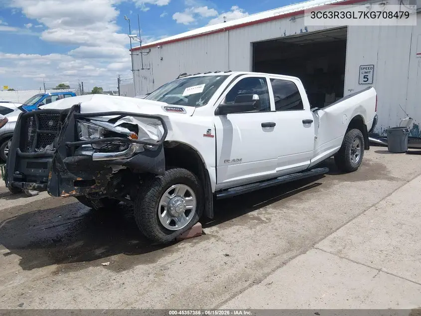 2019 Ram 3500 Tradesman 4X4 8' Box VIN: 3C63R3GL7KG708479 Lot: 45357386
