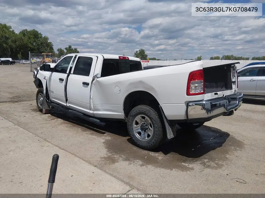 2019 Ram 3500 Tradesman 4X4 8' Box VIN: 3C63R3GL7KG708479 Lot: 45357386
