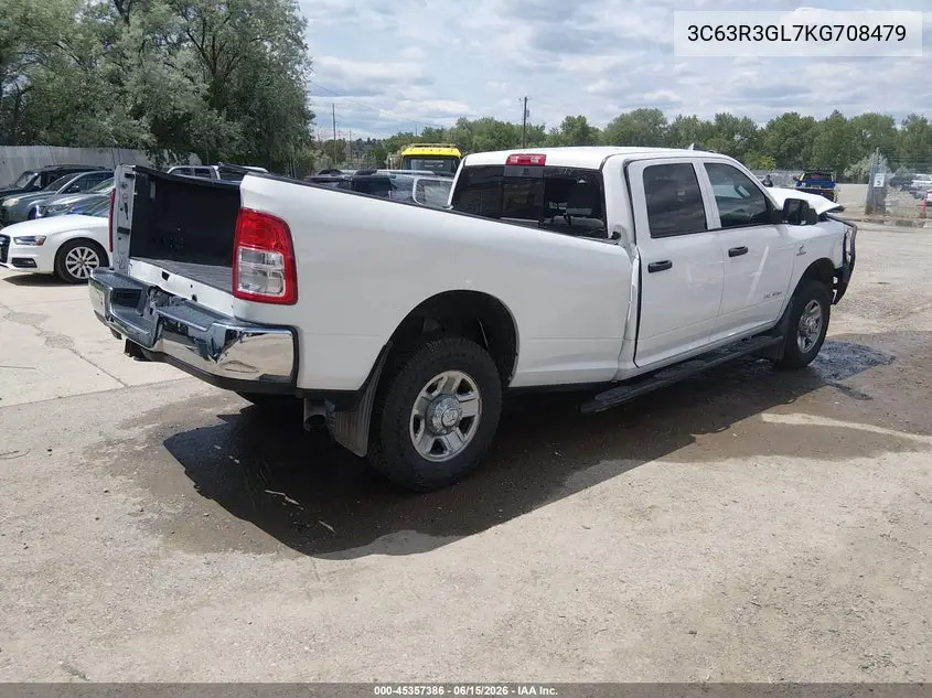 2019 Ram 3500 Tradesman 4X4 8' Box VIN: 3C63R3GL7KG708479 Lot: 45357386