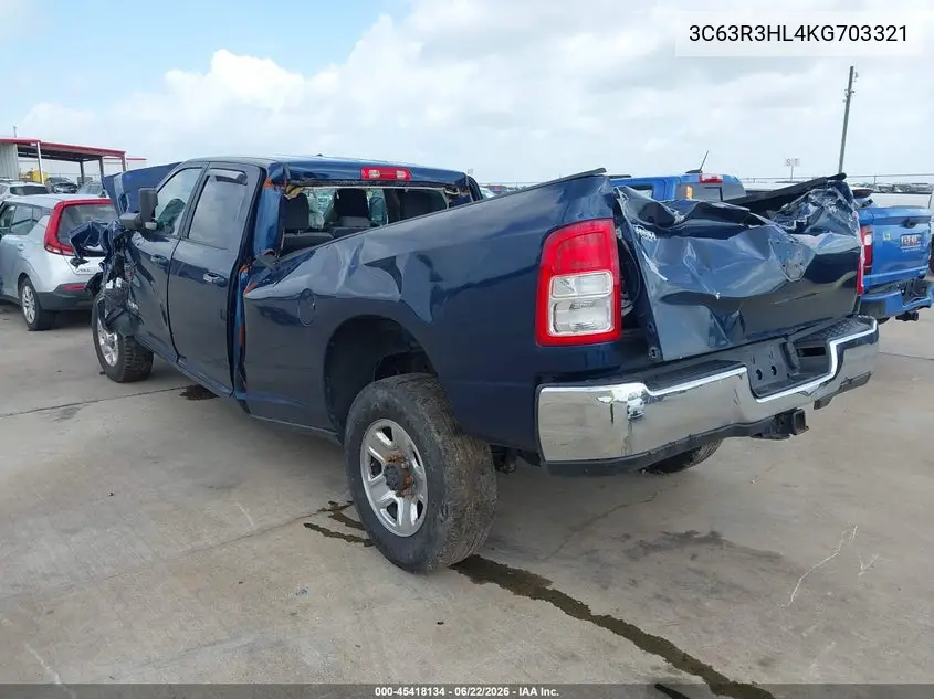 2019 Ram 3500 VIN: 3C63R3HL4KG703321 Lot: 45418134