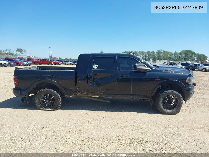 2020 Ram 3500 Limited VIN: 3C63R3PL6LG247809 Lot: 12640711