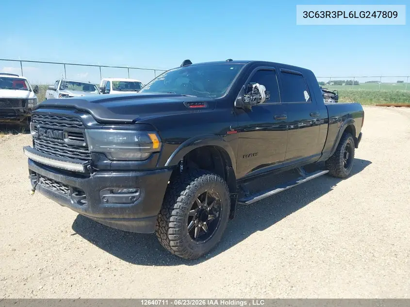 2020 Ram 3500 Limited VIN: 3C63R3PL6LG247809 Lot: 12640711