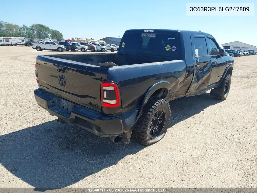 2020 Ram 3500 Limited VIN: 3C63R3PL6LG247809 Lot: 12640711