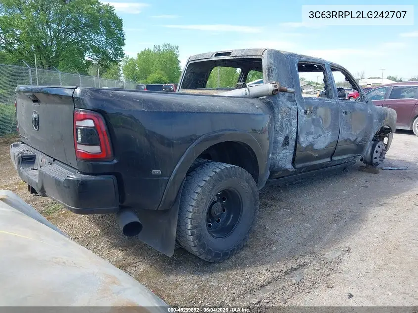 2020 Ram 3500 Limited 4X4 6'4 Box VIN: 3C63RRPL2LG242707 Lot: 45289892