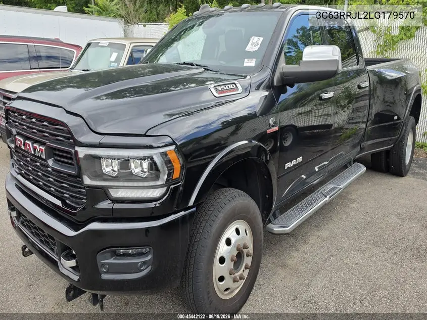 2020 Ram 3500 Laramie 4X4 8' Box VIN: 3C63RRJL2LG179570 Lot: 45442122