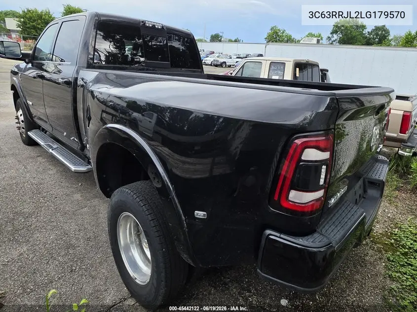 2020 Ram 3500 Laramie 4X4 8' Box VIN: 3C63RRJL2LG179570 Lot: 45442122