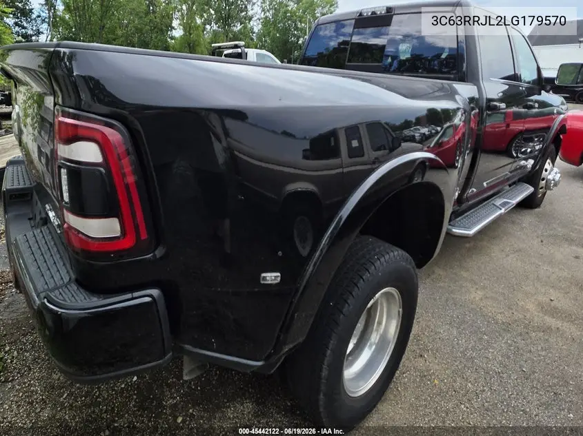 2020 Ram 3500 Laramie 4X4 8' Box VIN: 3C63RRJL2LG179570 Lot: 45442122