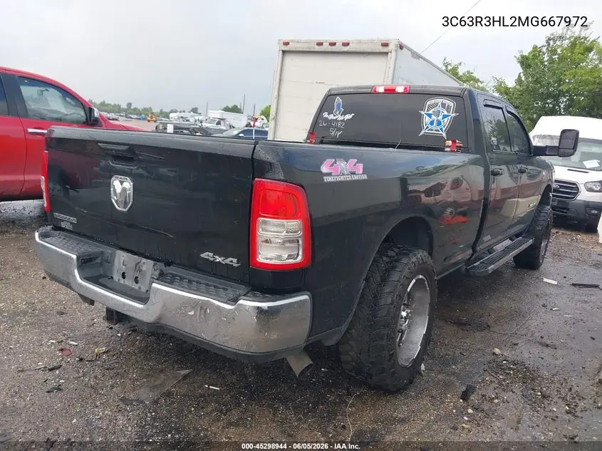 2021 Ram 3500 Big Horn 4X4 8' Box VIN: 3C63R3HL2MG667972 Lot: 45298944