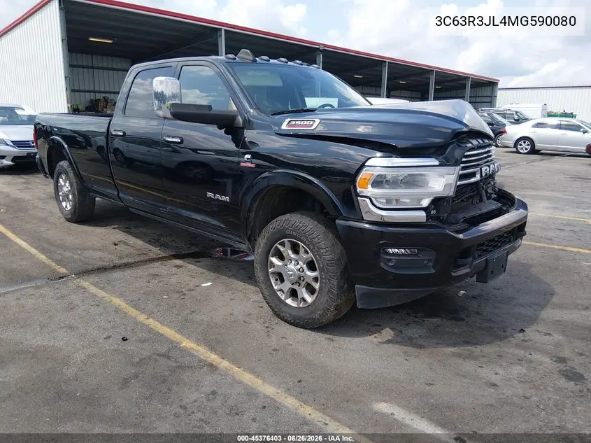 2021 Ram 3500 Laramie 4X4 8' Box VIN: 3C63R3JL4MG590080 Lot: 45376403