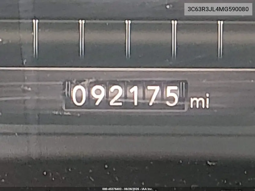 2021 Ram 3500 Laramie 4X4 8' Box VIN: 3C63R3JL4MG590080 Lot: 45376403