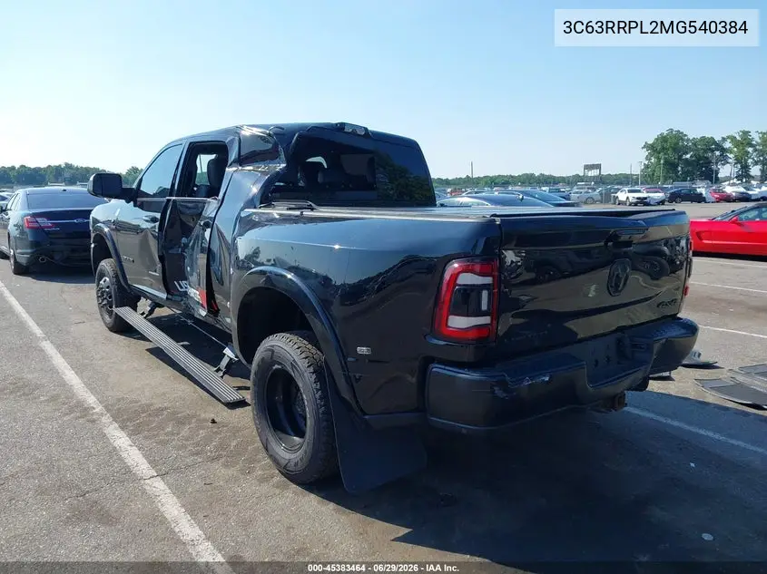 2021 Ram 3500 Limited 4X4 6'4 Box VIN: 3C63RRPL2MG540384 Lot: 45383464