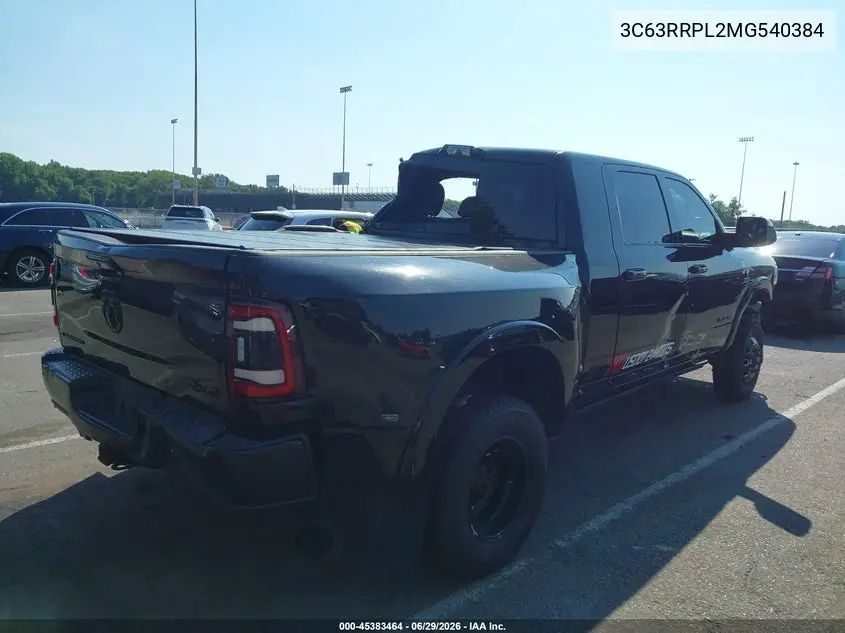 2021 Ram 3500 Limited 4X4 6'4 Box VIN: 3C63RRPL2MG540384 Lot: 45383464