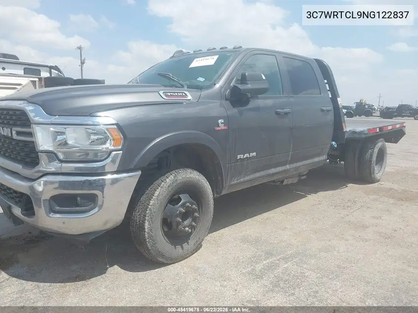 2022 Ram 3500 Chassis Tradesman/Slt/Laramie/Limited VIN: 3C7WRTCL9NG122837 Lot: 45419678