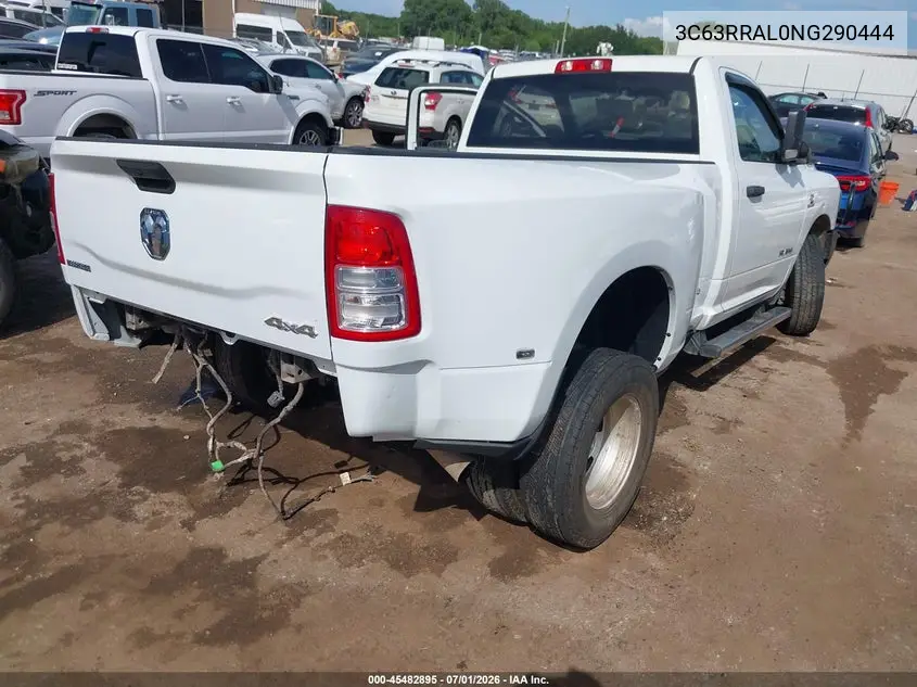 2022 Ram 3500 Tradesman 4X4 8' Box VIN: 3C63RRAL0NG290444 Lot: 45482895