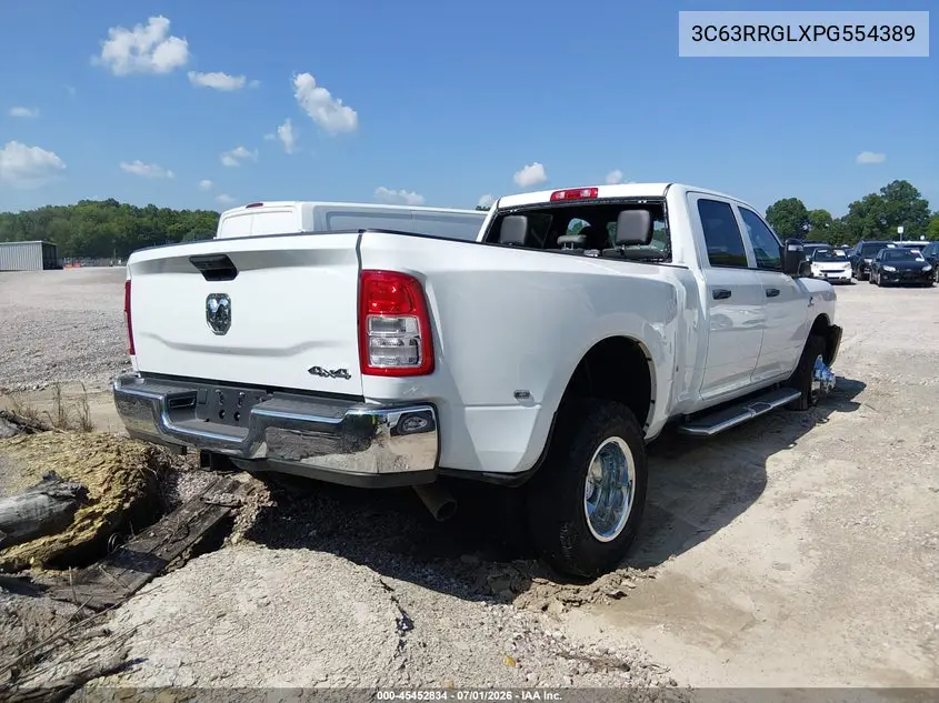 2023 Ram 3500 Tradesman 4X4 8' Box VIN: 3C63RRGLXPG554389 Lot: 45452834