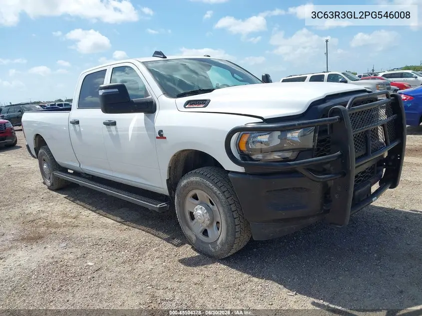 2023 Ram 3500 Tradesman 4X4 8' Box VIN: 3C63R3GL2PG546008 Lot: 45504378