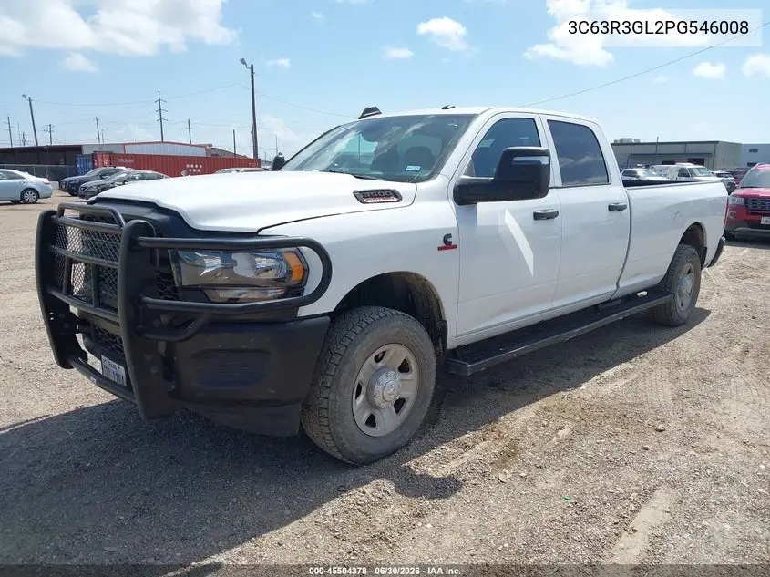 2023 Ram 3500 Tradesman 4X4 8' Box VIN: 3C63R3GL2PG546008 Lot: 45504378