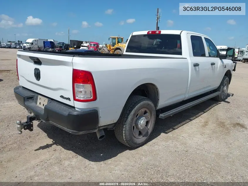 2023 Ram 3500 Tradesman 4X4 8' Box VIN: 3C63R3GL2PG546008 Lot: 45504378